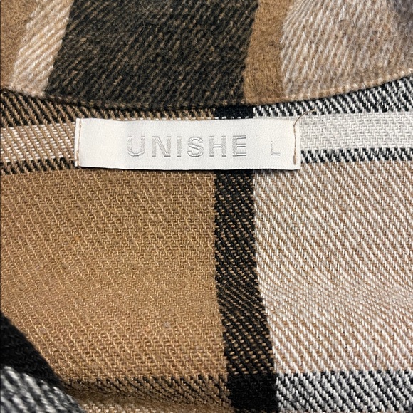 Plaid Button-Up Jacket - Picture 2 of 2